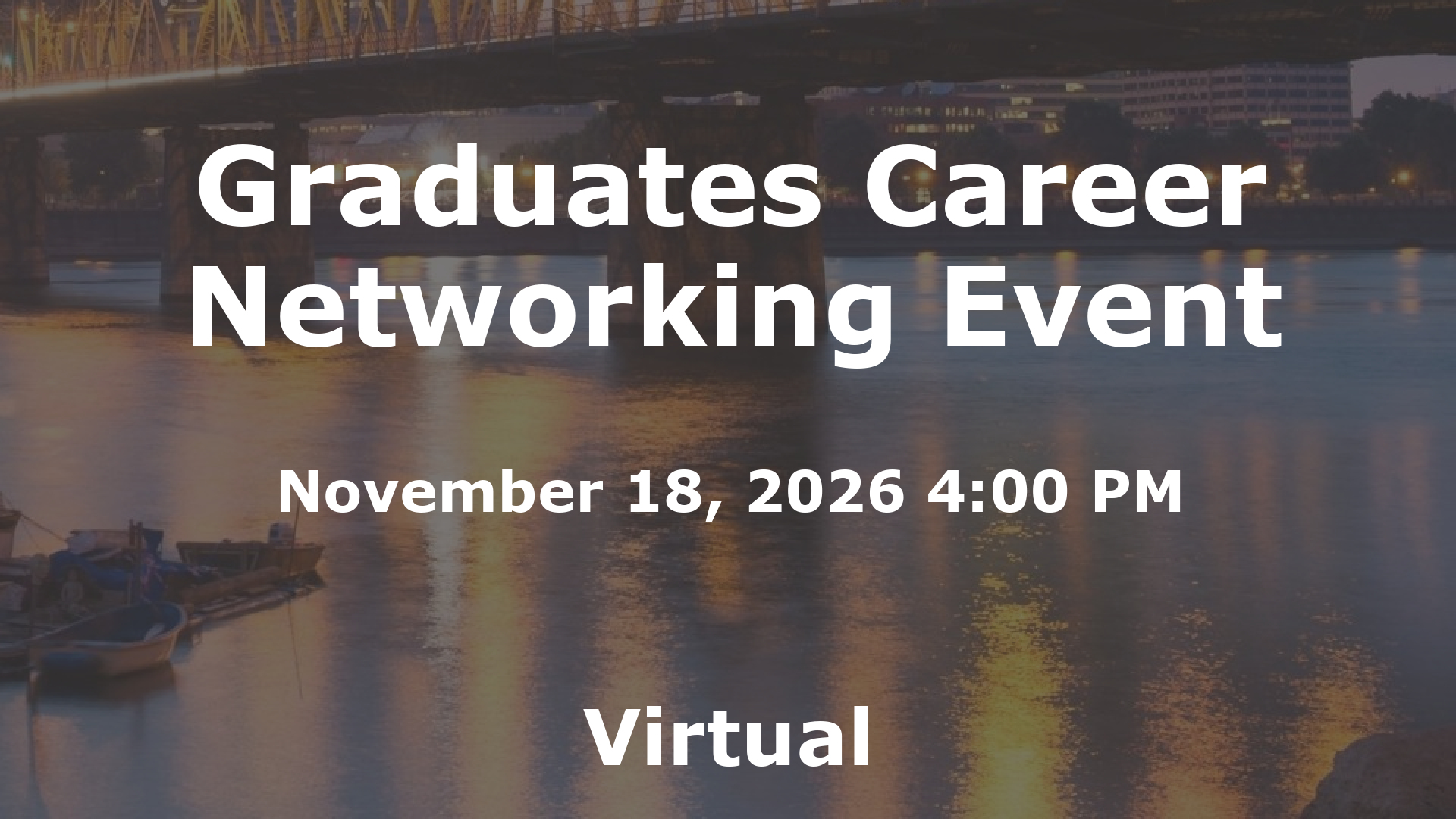 Graduates Career Networking Event event image